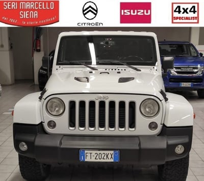 Jeep Wrangler 2.8 CRD DPF Sahara Auto  del 2018 usata a Siena