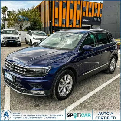 Volkswagen Tiguan 2.0 TDI SCR DSG Executive BlueMotion Technology del 2017 usata a Sassari
