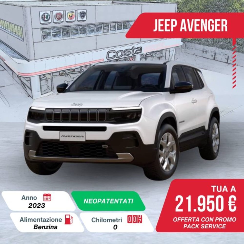 Jeep Avenger nuova a Treviso