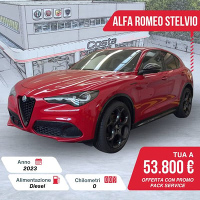 Alfa Romeo Stelvio Stelvio 2.2 Turbodiesel 210 CV AT8 Q4 GT Junior nuova a Valdobbiadene