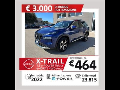 Nissan X-Trail 1.5 e-power Tekna e-4orce 4wd auto del 2022 usata a Brindisi