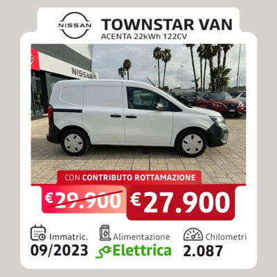 Nissan Townstar Van EV L1 122cv Acenta 22kWh del 2023 usata a Taranto