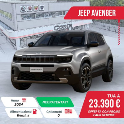 Jeep Avenger 1.2 turbo Summit fwd 100cv nuova a Valdobbiadene