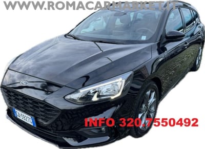 Ford Focus Station Wagon 1.5 EcoBlue 120 CV automatico SW ST-Line Co-Pilot  del 2020 usata a Roma