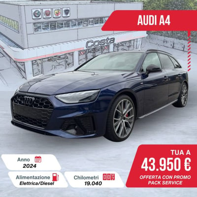 Audi A4 Avant 40 TDI quattro S tronic S line edition  del 2024 usata a Valdobbiadene