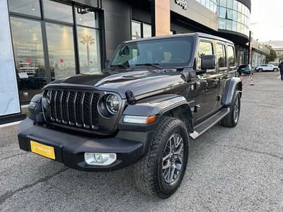 Jeep Wrangler Unlimited 2.0 PHEV ATX 4xe Sahara  del 2021 usata a Ancona