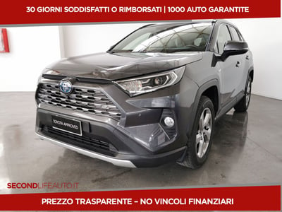 Toyota Rav4 vvt-ie h Lounge awd-i 222cv e-cvt del 2019 usata a Roma