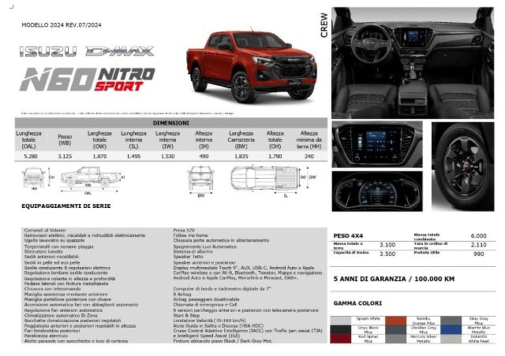 Isuzu D-Max Pick-up nuova a Lucca (15)