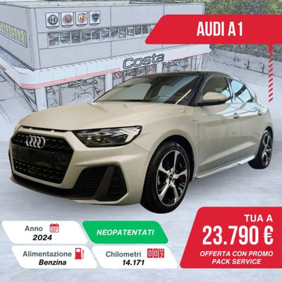 Audi A1 Sportback 30 TFSI S line edition  del 2024 usata a Valdobbiadene