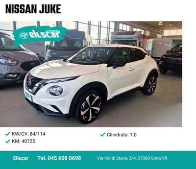 Nissan Juke 1.0 DIG-T 114 CV DCT Kiiro del 2022 usata a Sona