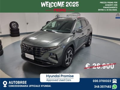 Hyundai Tucson 1.6 hev NLine 4wd auto del 2021 usata a Brescia