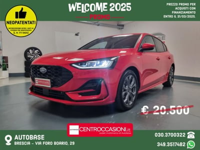 Ford Focus 1.0 EcoBoost Hybrid 125 CV Power. 5p. ST-Line Design  del 2022 usata a Brescia