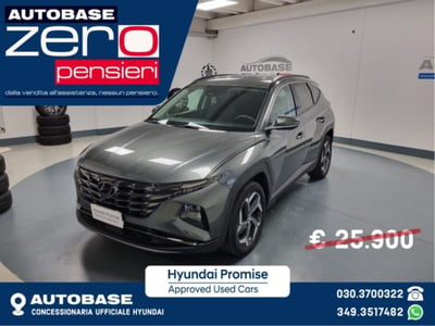 Hyundai Tucson 1.6 hev NLine 4wd auto del 2021 usata a Brescia