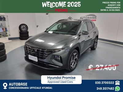 Hyundai Tucson 1.6 hev Xline Hyundai Smart Sense+ Advanced 4wd auto del 2021 usata a Brescia