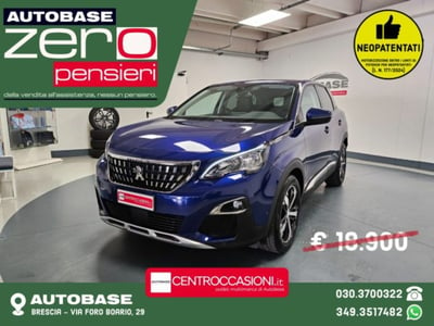 Peugeot 3008 BlueHDi 130 S&amp;S EAT8 Allure Pack  del 2019 usata a Brescia