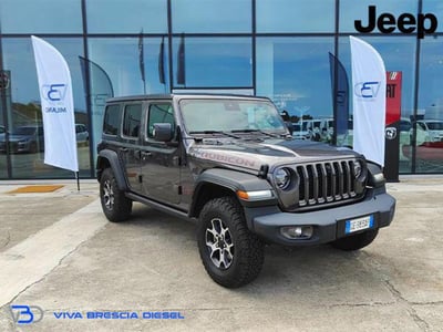 Jeep Wrangler Unlimited 2.0 Turbo Rubicon  del 2021 usata a Castegnato