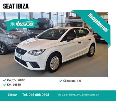 SEAT Ibiza 1.6 TDI 95CV 5 porte Reference del 2020 usata a Sona