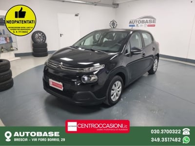 Citroen C3 1.2 puretech You s&amp;s 83cv neopatentati del 2019 usata a Brescia