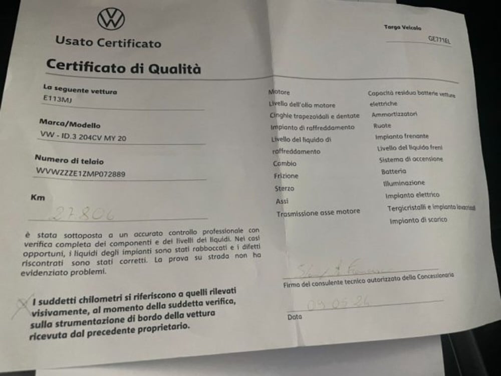 Volkswagen ID.3 usata a Cuneo (17)