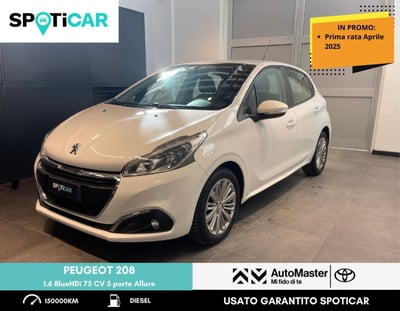 Peugeot 208 75 5 porte Allure  del 2016 usata a Ferrara