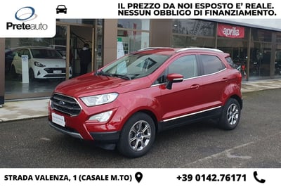 Ford EcoSport 1.5 TDCi 100 CV Start&amp;Stop Titanium  del 2019 usata a Caresanablot