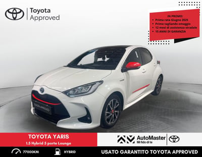 Toyota Yaris 1.5 Hybrid 5 porte Lounge del 2021 usata a Ferrara