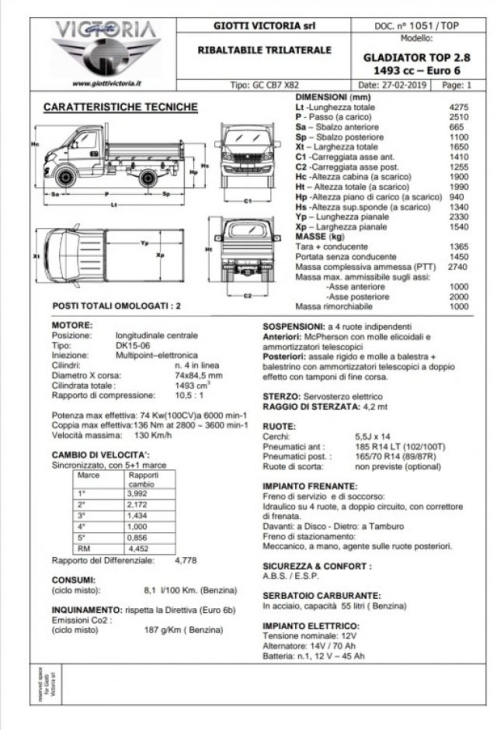 Giotti Victoria Gladiator nuova a Cuneo (2)