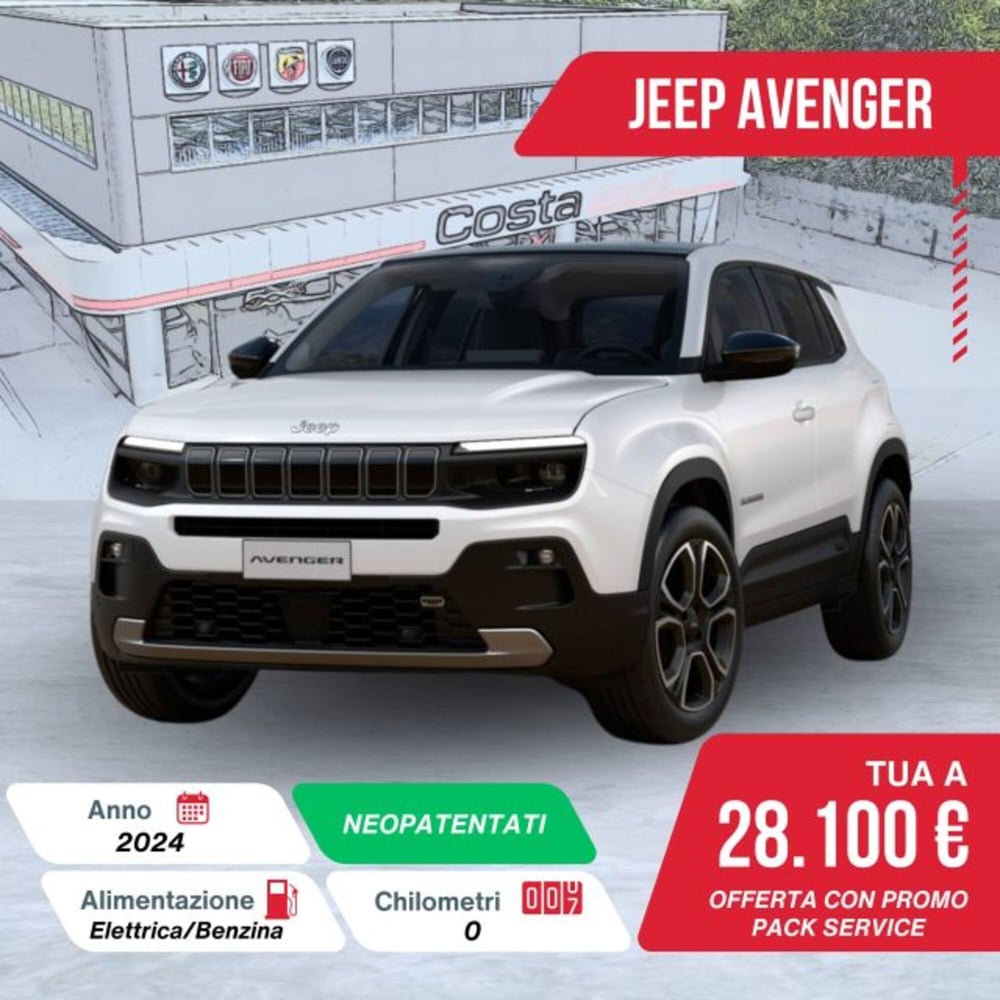 Jeep Avenger nuova a Treviso