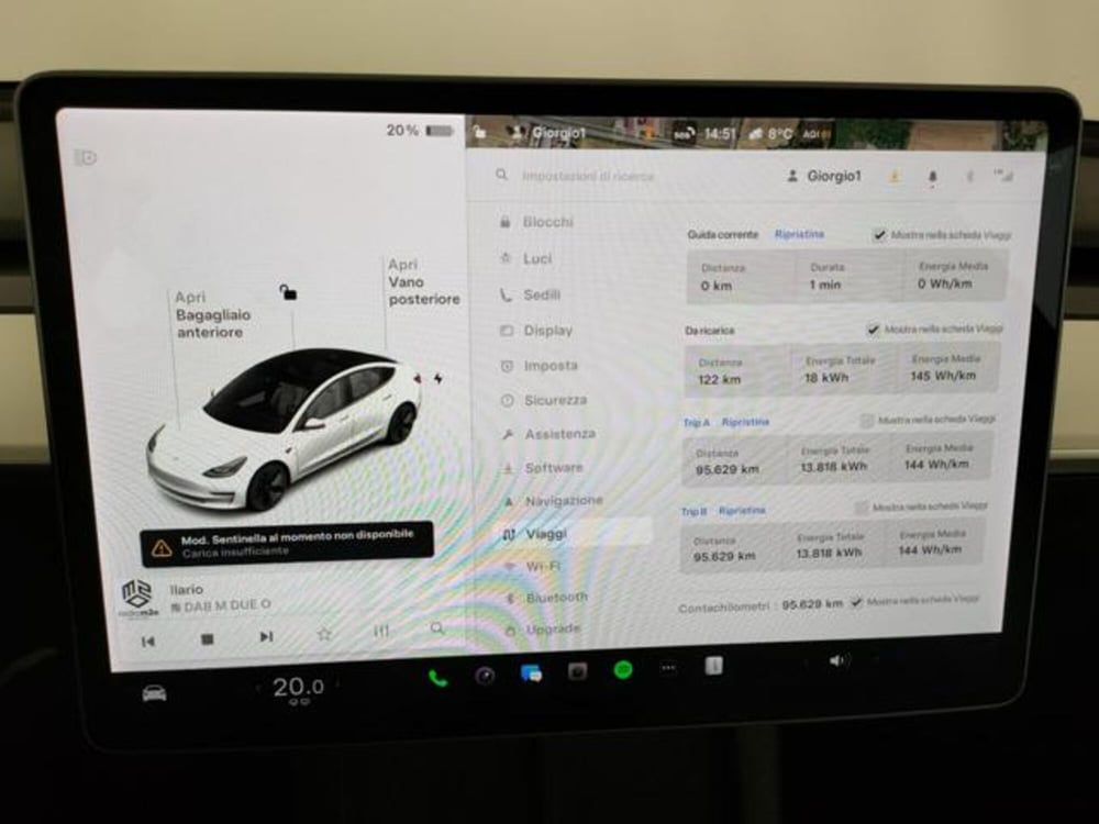 Tesla Model 3 usata a Modena (19)