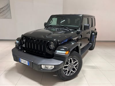 Jeep Wrangler Unlimited 2.0 Turbo Sahara  del 2023 usata a Napoli