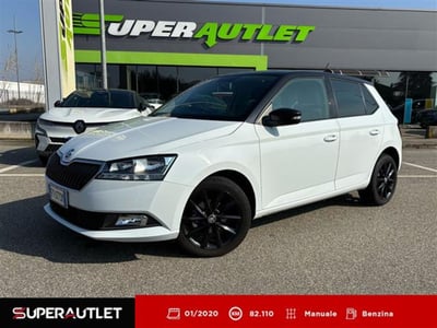 Skoda Fabia 1.0 MPI 60 CV Twin Color Design Edition Nero  del 2020 usata a Vigevano