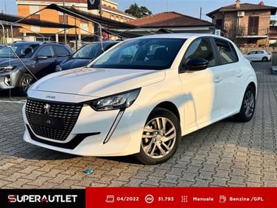 Peugeot 208 PureTech 75 Stop&amp;Start 5 porte Active Pack  del 2022 usata a Vigevano