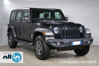 Jeep Wrangler Unlimited 2.2 Mjt II Sport del 2020 usata a Venezia