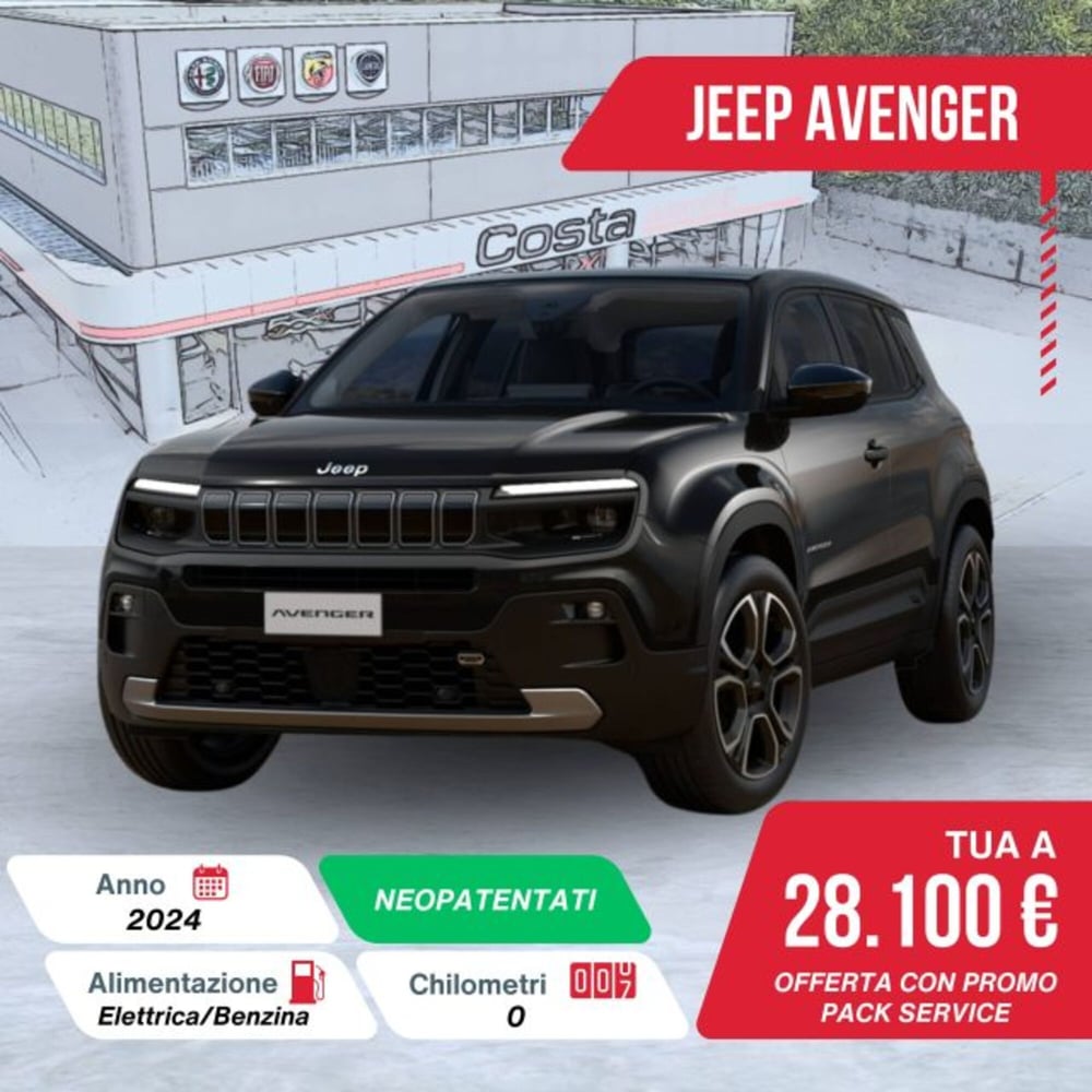 Jeep Avenger nuova a Treviso