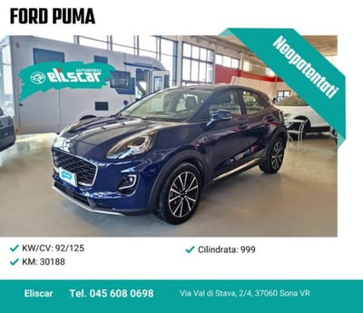 Ford Puma 1.0 EcoBoost Hybrid 125 CV S&amp;S aut. Titanium X  del 2023 usata a Sona