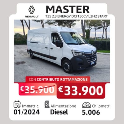Renault Master Furgone T35 2.3 dCi 150 PC-TM Furgone Energy Ice del 2024 usata a Taranto
