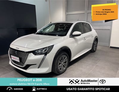 Peugeot 208 motore elettrico 136 CV 5 porte Allure Pack  del 2021 usata a Ferrara