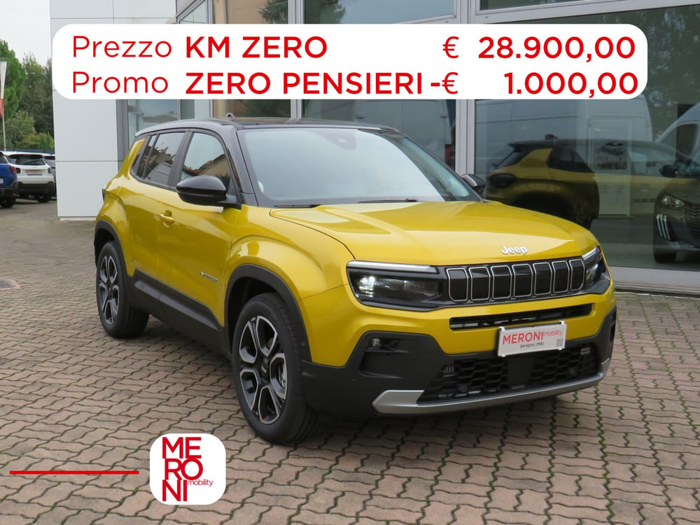 Jeep Avenger nuova a Monza e Brianza