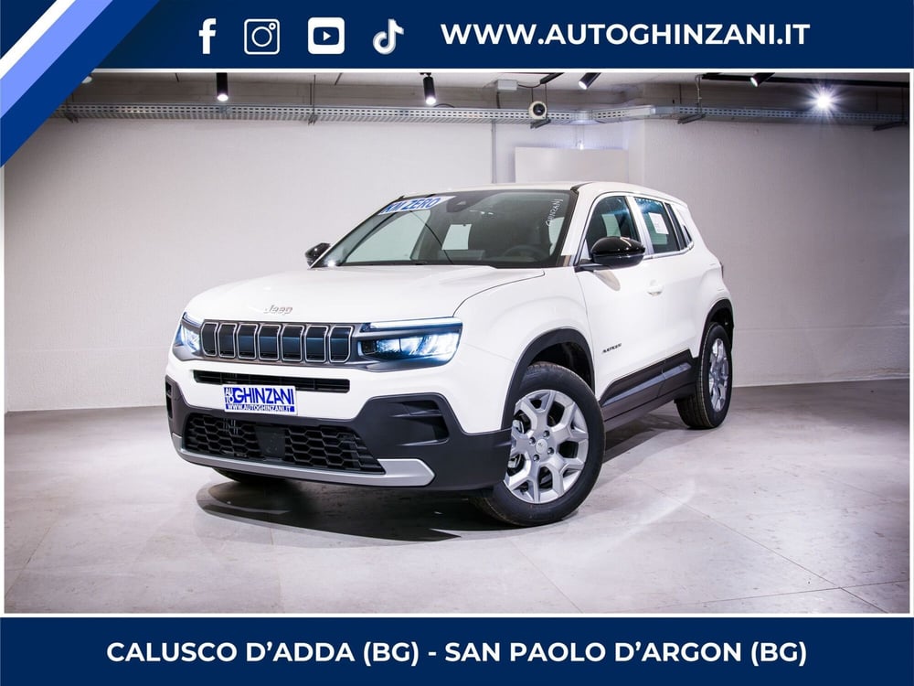 Jeep Avenger nuova a Bergamo