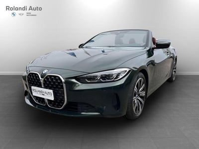 BMW Serie 4 Cabrio 420d  mhev 48V MSport Pro auto del 2022 usata a Alessandria