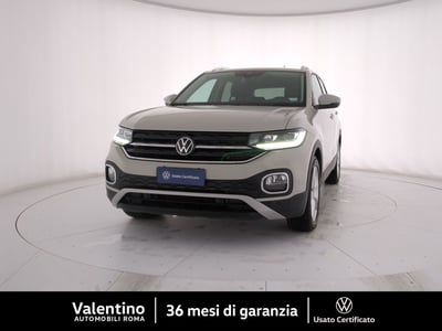 Volkswagen T-Cross 1.0 TSI 110 CV DSG Advanced del 2022 usata a Roma