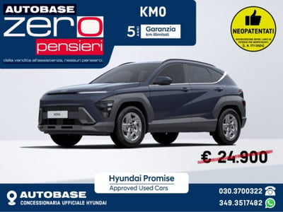 Hyundai Kona 1.0 T-GDI Hybrid 48V iMT XLine nuova a Brescia