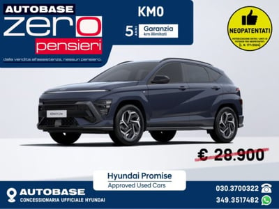 Hyundai Kona 1.6 gdi hev NLine Tech Pack 2wd 129cv dct nuova a Brescia