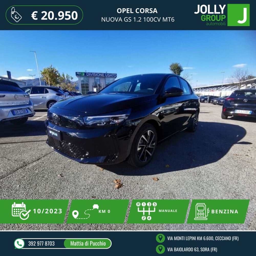 Opel Corsa nuova a Frosinone