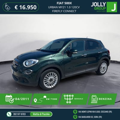 Fiat 500X 1.0 T3 120 CV Urban  del 2021 usata a Ceccano