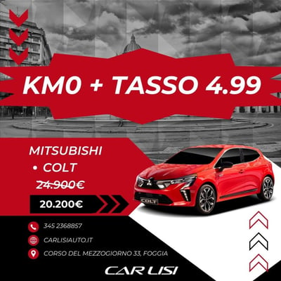 Mitsubishi Colt 1.0 turbo Intense nuova a Foggia