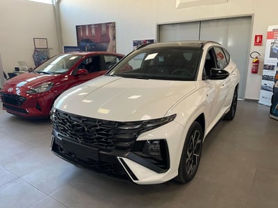 Hyundai Tucson 1.6 hev NLine 4wd auto nuova a Madignano