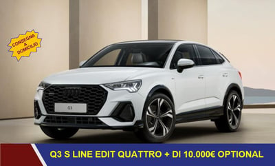 Audi Q3 Sportback 40 2.0 tdi S line edition quattro 193cv s-tronic nuova a Bernezzo