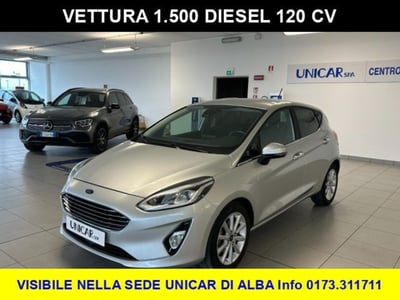 Ford Fiesta 1.5 TDCi 120 CV 5 porte Titanium  del 2018 usata a Alba