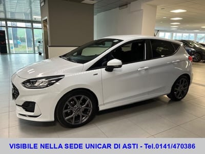 Ford Fiesta 1.0 Ecoboost Hybrid 125 CV DCT 5 porte ST-Line  del 2022 usata a Alba